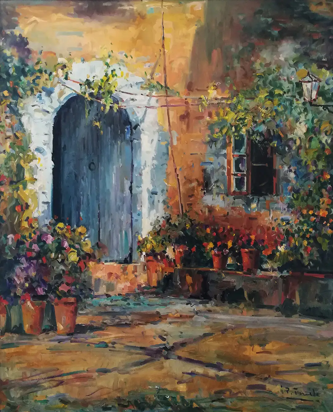 Obra titulada «Portalón - Málaga» de Pedro Fraile