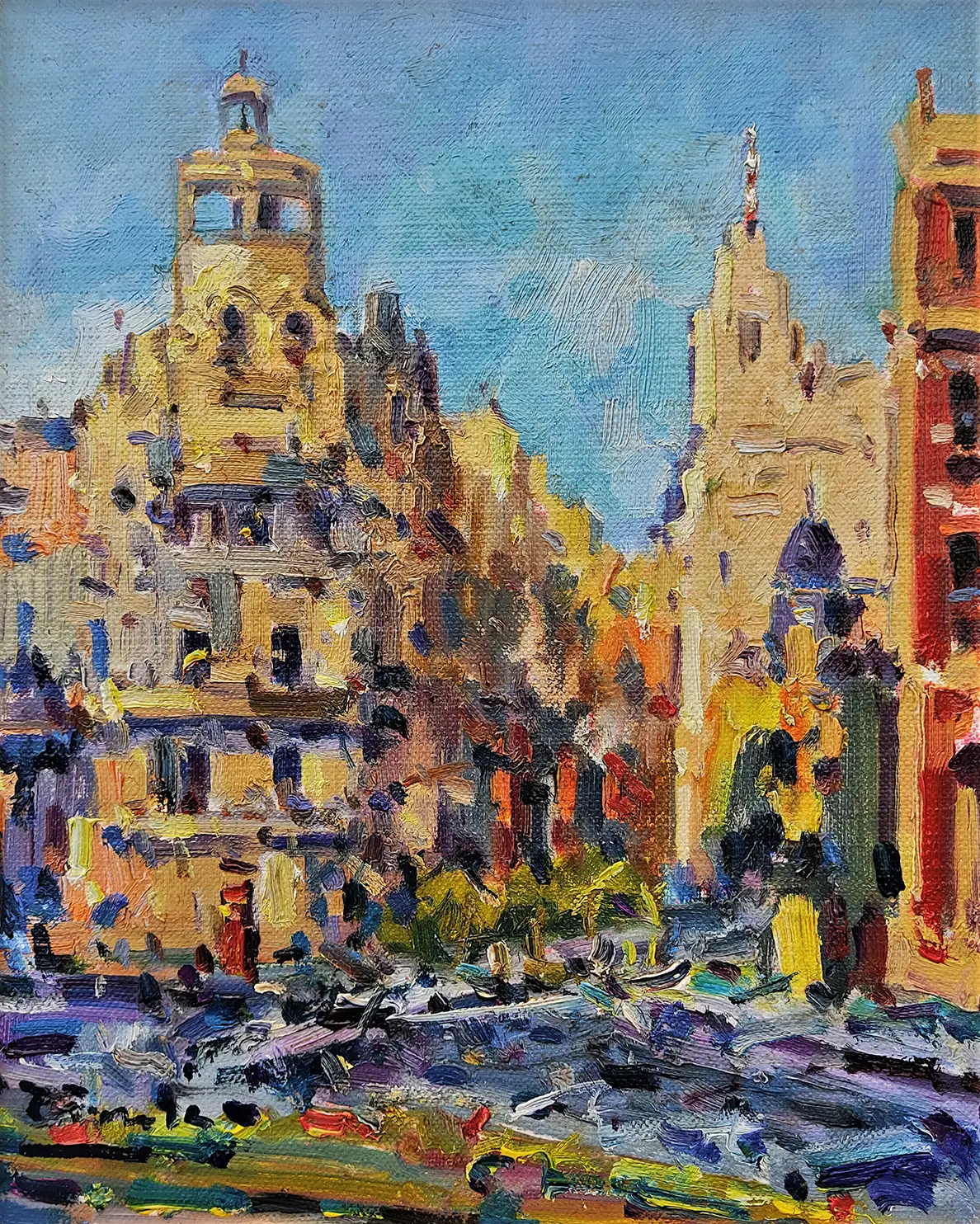 Obra titulada «Gran Vía» de Pedro Fraile