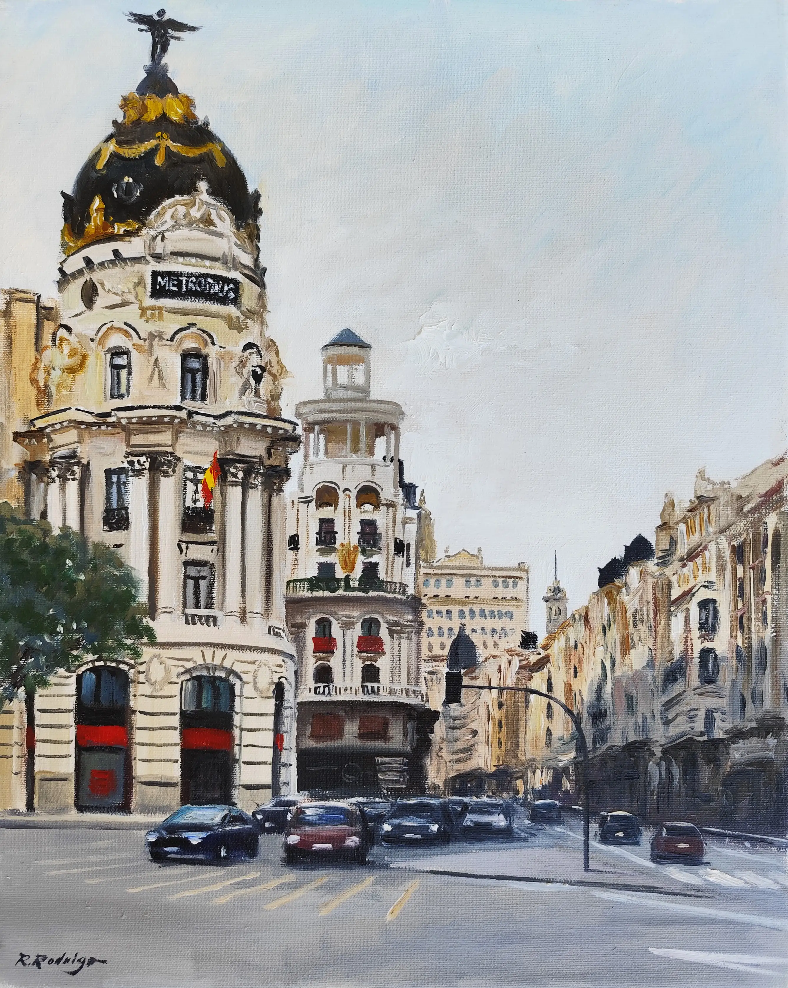 Obra titulada «Edificio Metrópolis» de Ramos Rodrigo