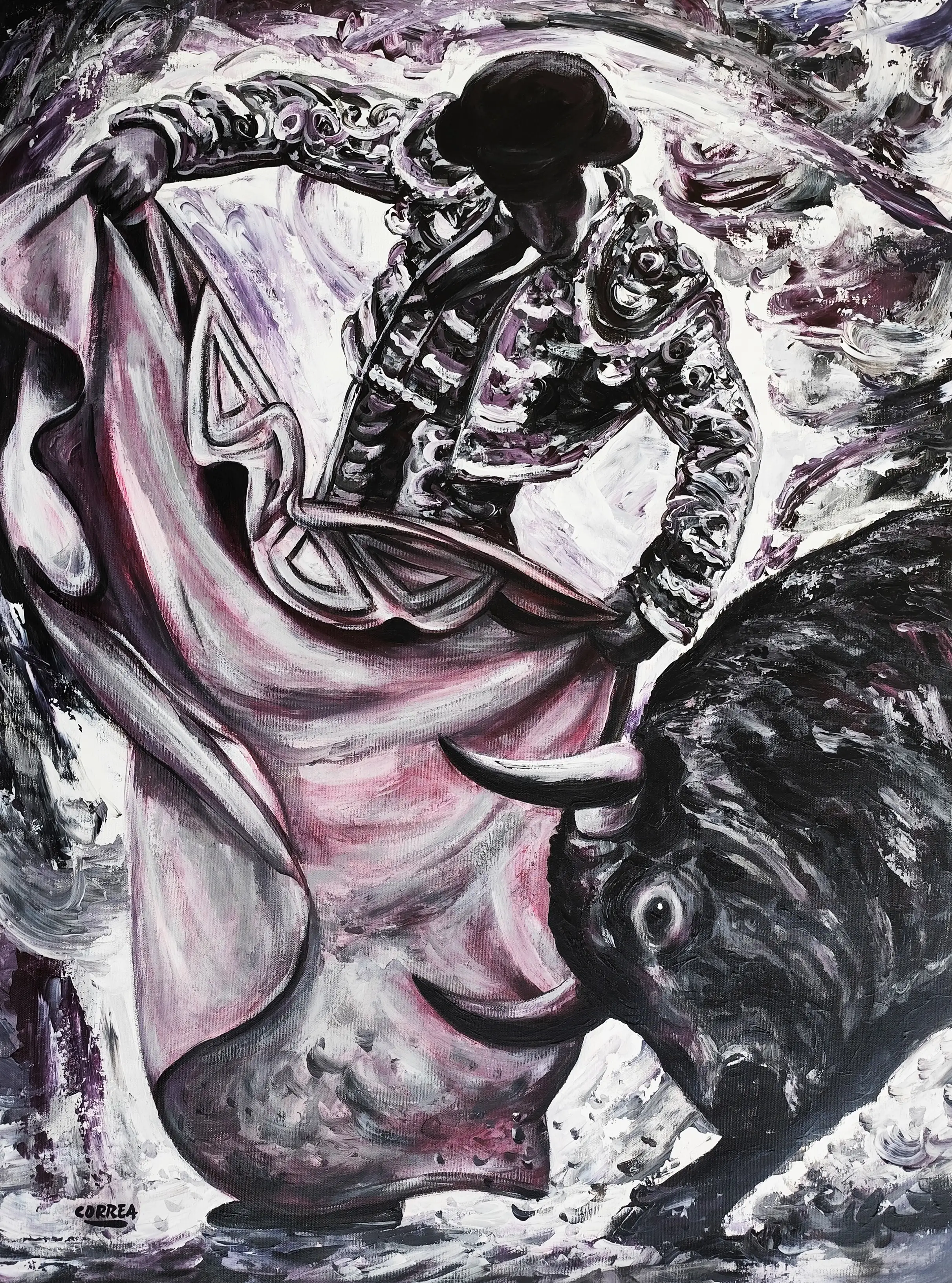 Obra titulada «Torero» de Manuel Correa