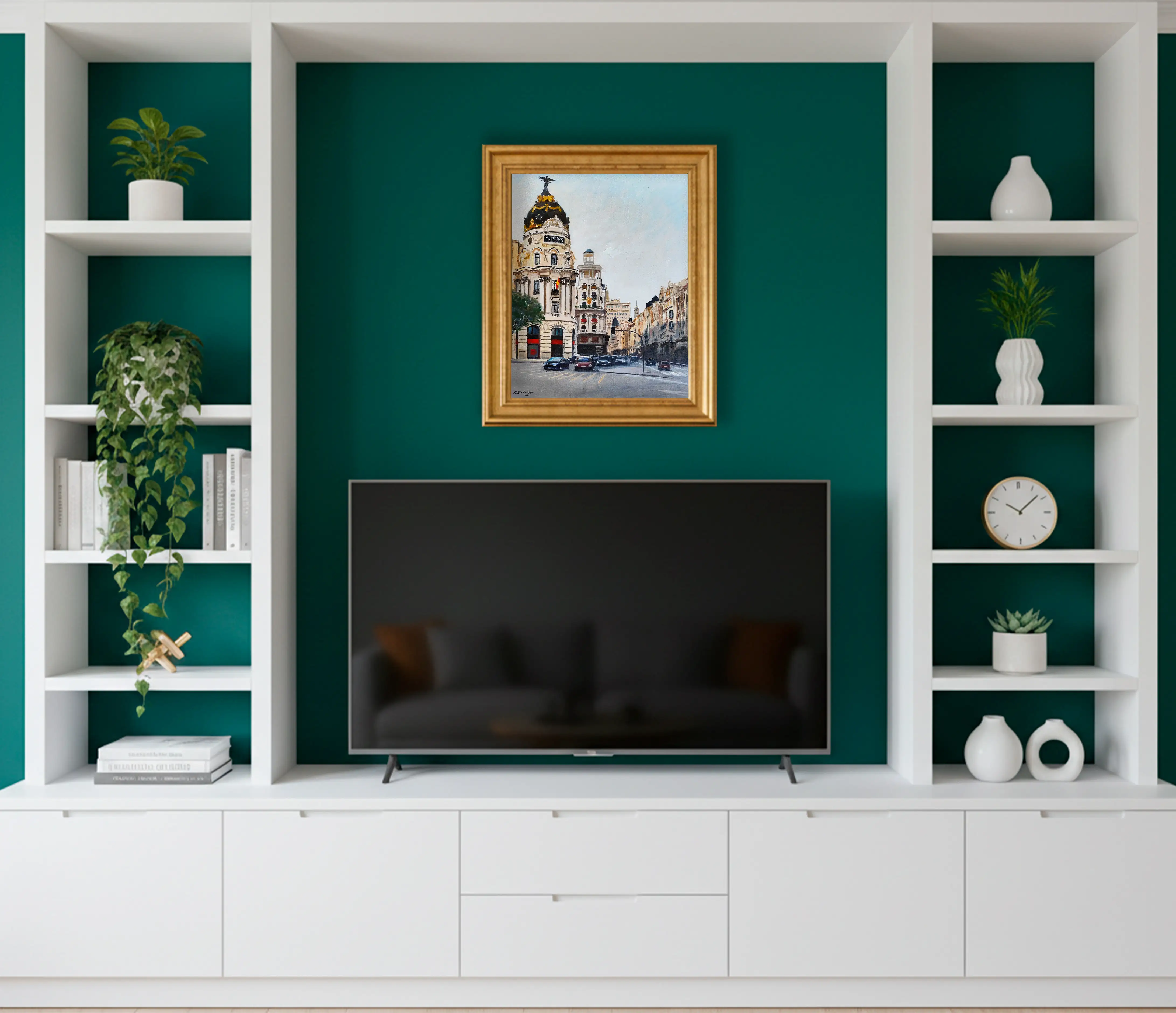 Mockup de la obra «Edificio Metrópolis» de Ramos Rodrigo