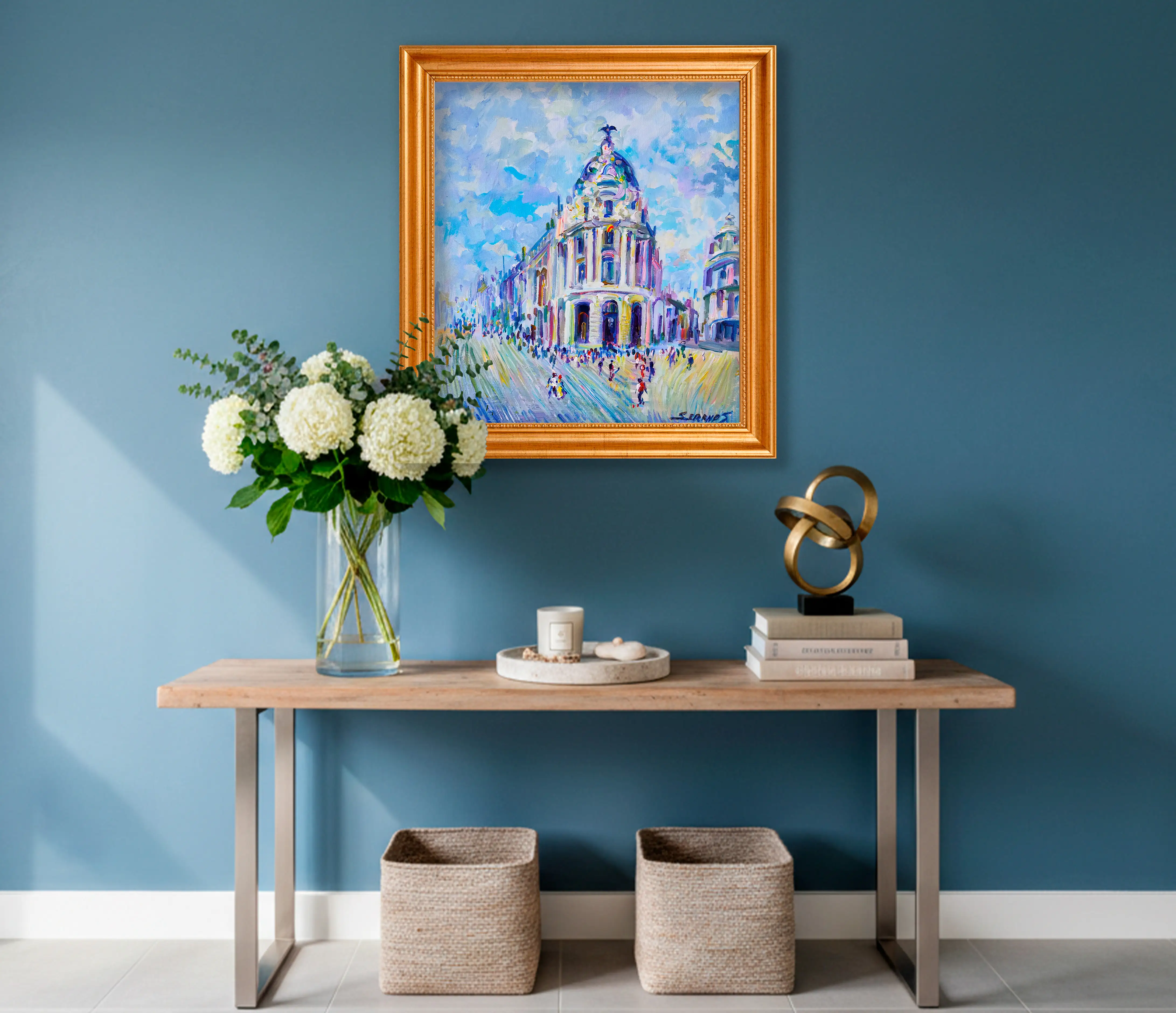 Mockup de la obra «Edificio Metrópolis» de Serranos