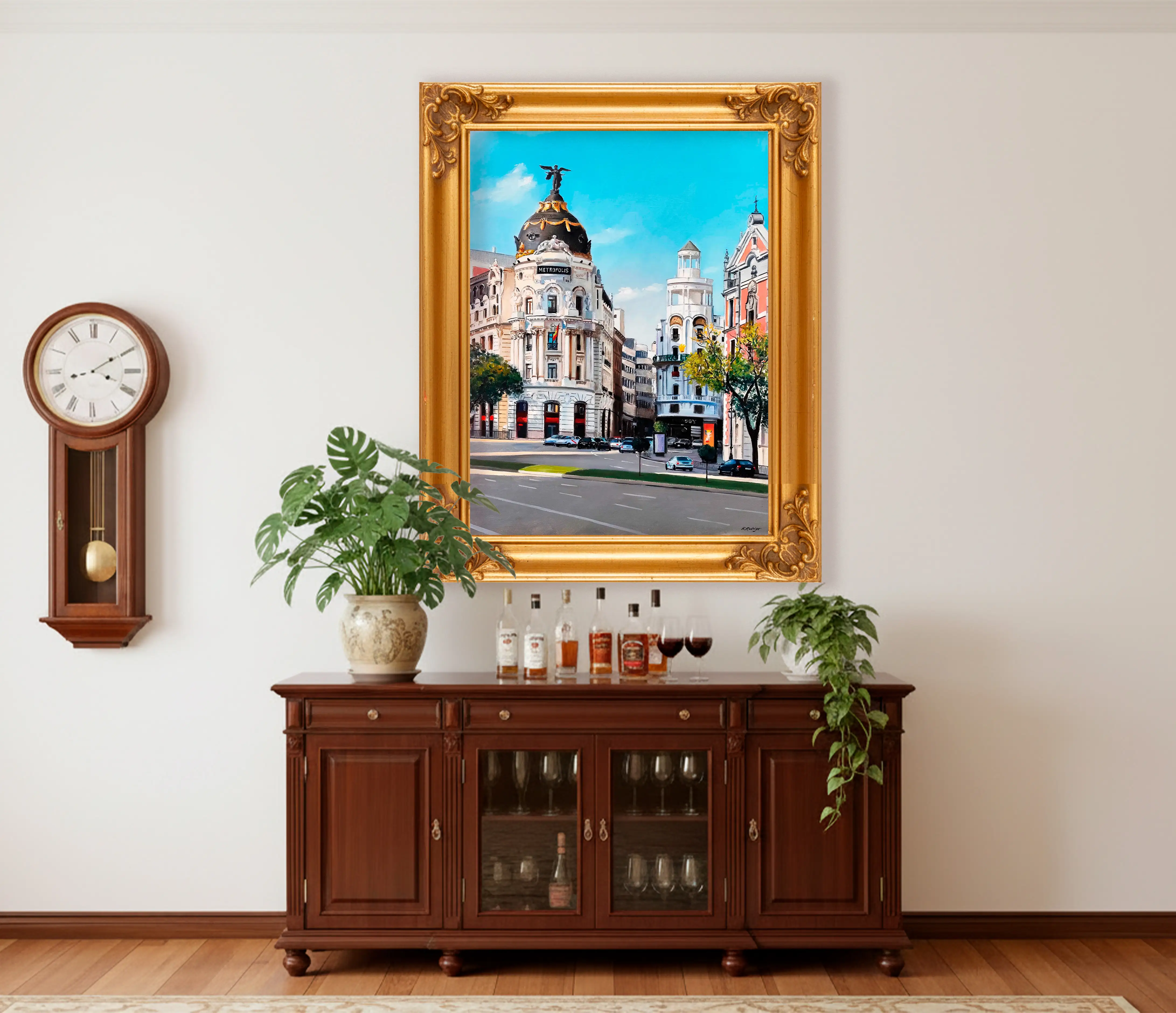 Mockup de la obra «Edificio Metrópolis» de Ramos Rodrigo