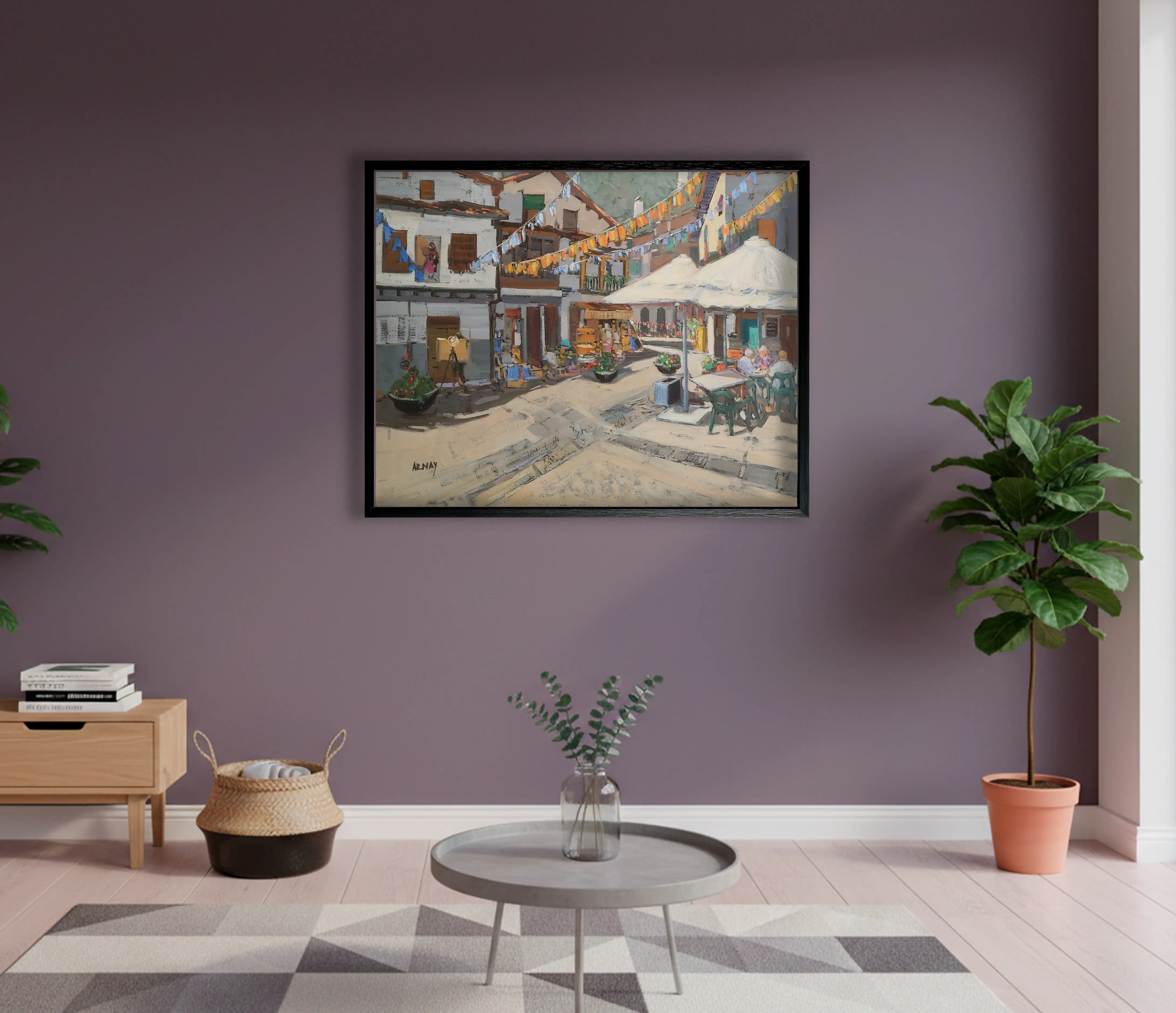 Mockup de la obra «Guisando» de Arnay